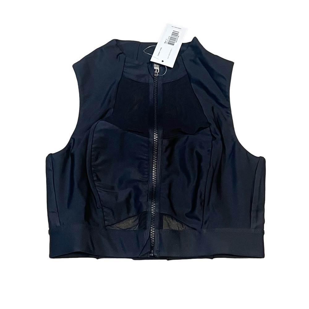 Outdoor Voices splash knit bra in black